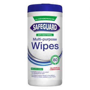 Safeguard Multi-Purpose Wipes 80